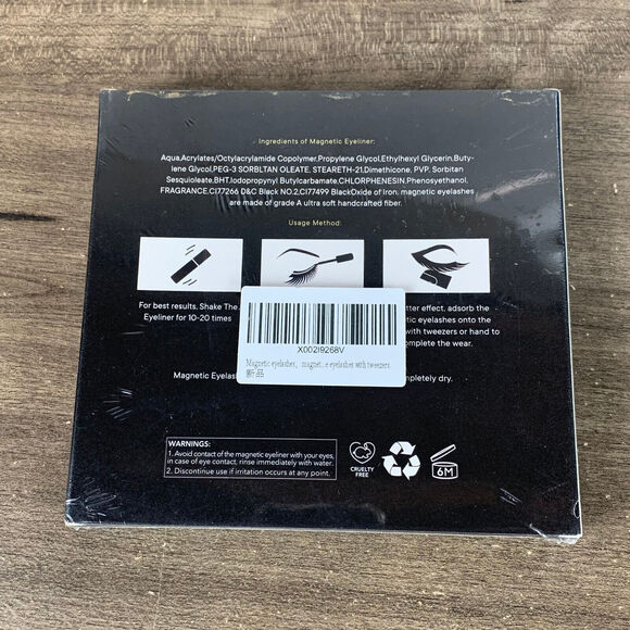 [5 Pairs] Magnetic 5 D Eyelashes and Eyeliner Kit, Reusable - Picture 9 of 12